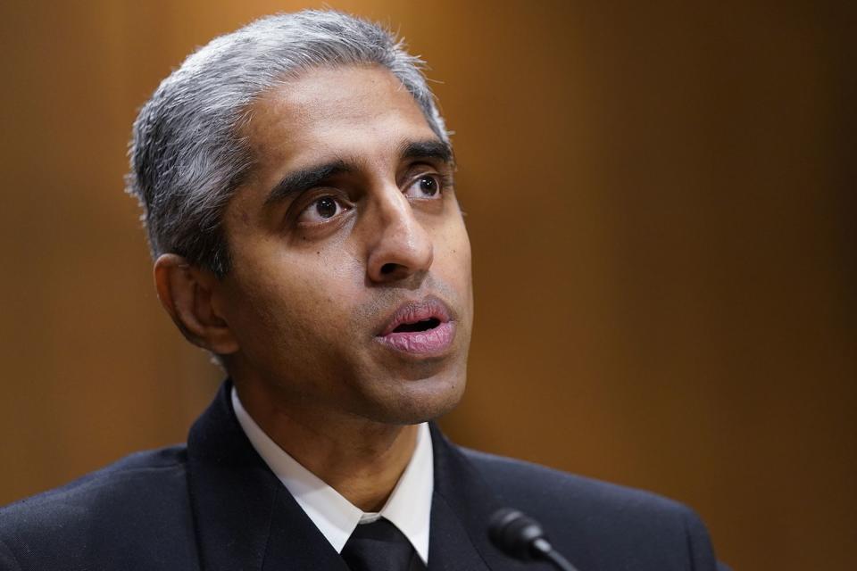 <p>AP Photo/Susan Walsh</p> U.S. Surgeon General Dr. Vivek Murthy