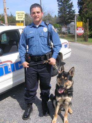 FILE PHOTO
Tuckerton police Cpl. Justin Cherry with his K9 partner, Gunner.
Tuckerton police Cpl. Justin Cherry with his K9 partner, Gunner.