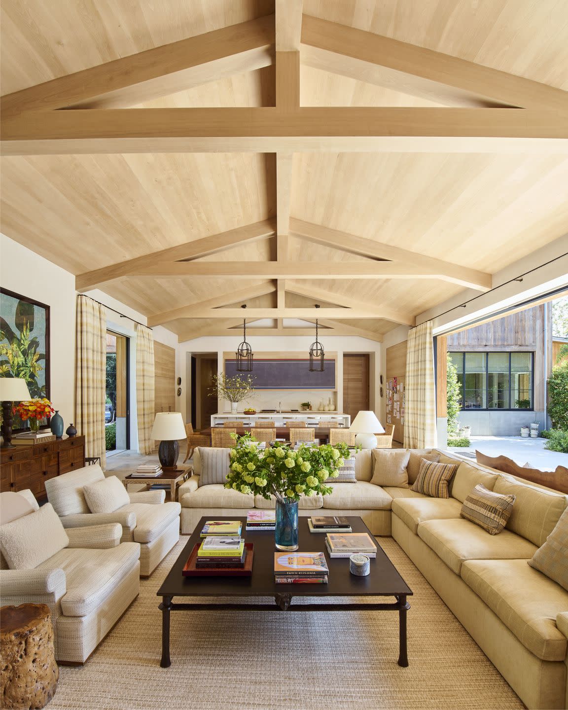 los angeles california home designed by michael s smith great room