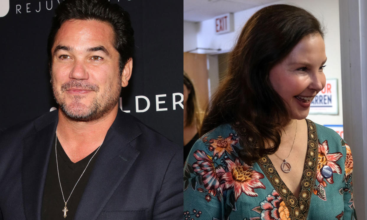 Dean Cain says he wasn't criticizing Ashley Judd's looks on Twitter.