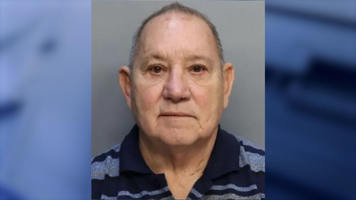 <div>Lazaro Valle-Villar, 74, was arrested and charged with three counts of voter fraud-related crimes on April 24, 2024. (Photo: Florida Department of Law Enforcement)</div>