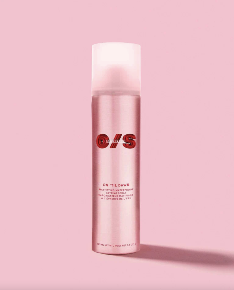 <p><a href="https://www.onesizebeauty.com/products/on-til-dawn-setting-spray?variant=40781518438599" rel="nofollow noopener" target="_blank" data-ylk="slk:Shop Now;elm:context_link;itc:0;sec:content-canvas" class="link ">Shop Now</a></p><p>On 'Til Dawn Mattifying Waterproof Setting Spray</p><p>onesizebeauty.com</p><p>$32.00</p><span class="copyright">onesizebeauty.com</span>