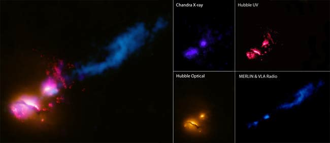 Galaxy Blasts Neighbor with Deadly Jet