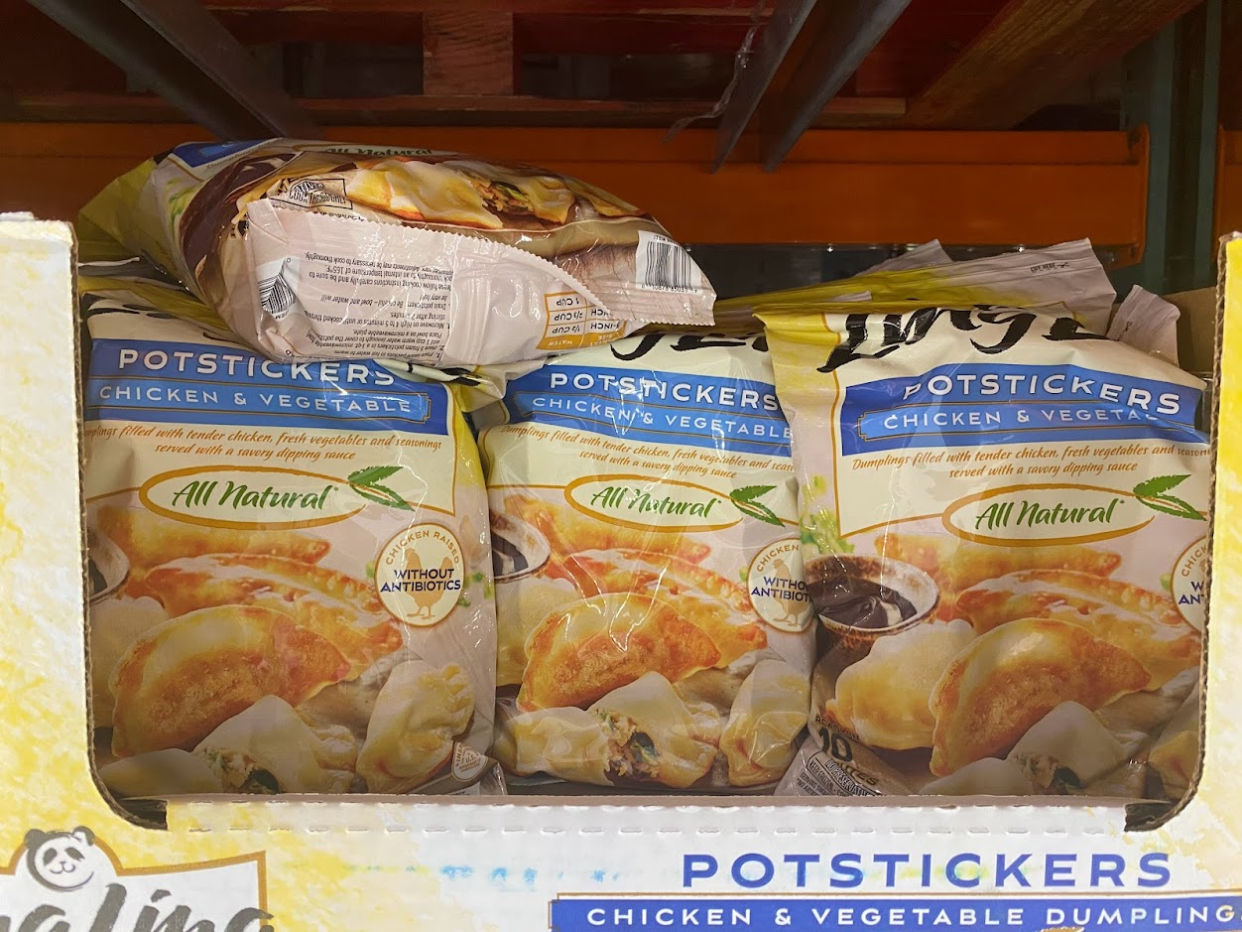 Ling Ling chicken and vegetable potstickers Costco