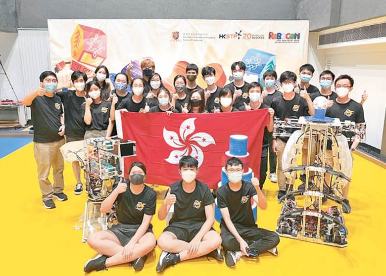 中大學生團隊代表香港再度於亞太機械人大賽摘冠。