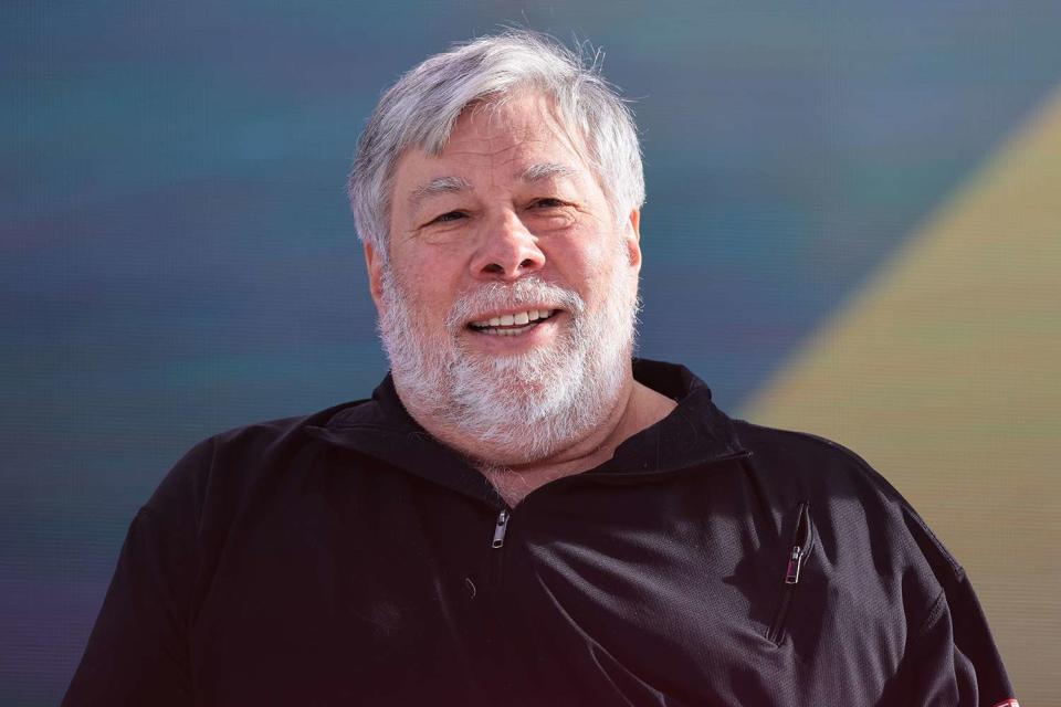 <p>Andreas Rentz/Getty</p> Steve Wozniak pictured at the Digital X 2022 event on September 13, 2022