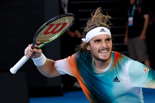 Stefanos Tsitsipas is looking to make it back into the last eight in Melbourne