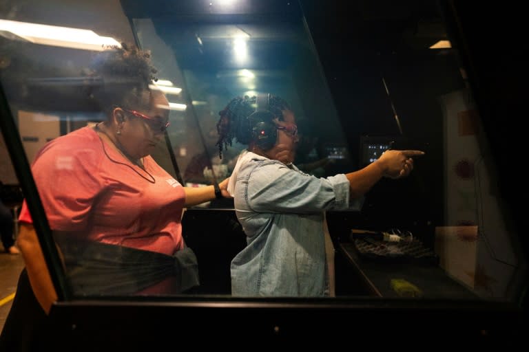 Un stand de tir à Owings Mills dans le Maryland, est des Etats-Unis, le 27 septembre 2023. (Kent Nishimura)