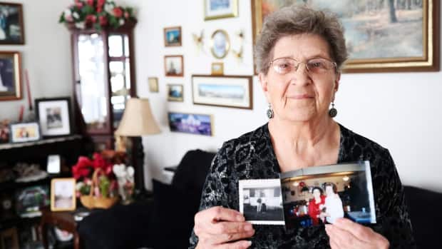 Victoria Ryczak's dear friend Kathleen Wallace died in February. The two had written letters since they were 12, in 1950. (Heidi Atter/CBC - image credit)