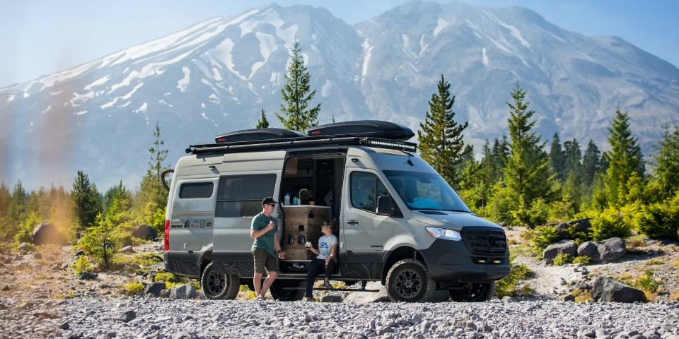 Elevate camper van from Outside Van