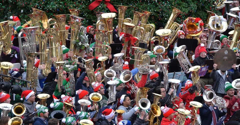 Tuba Christmas takes over the Seawalk Pavilion on Dec. 10.