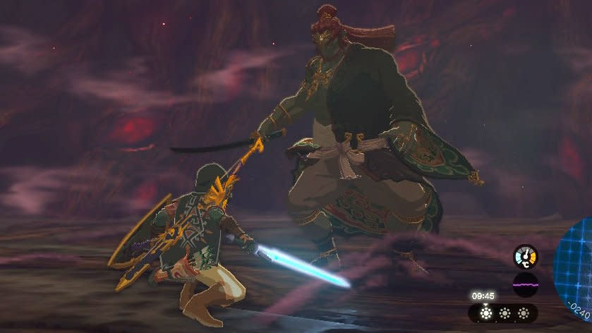  Tears of the Kingdom bosses: Ganon standing over a crouching Link 