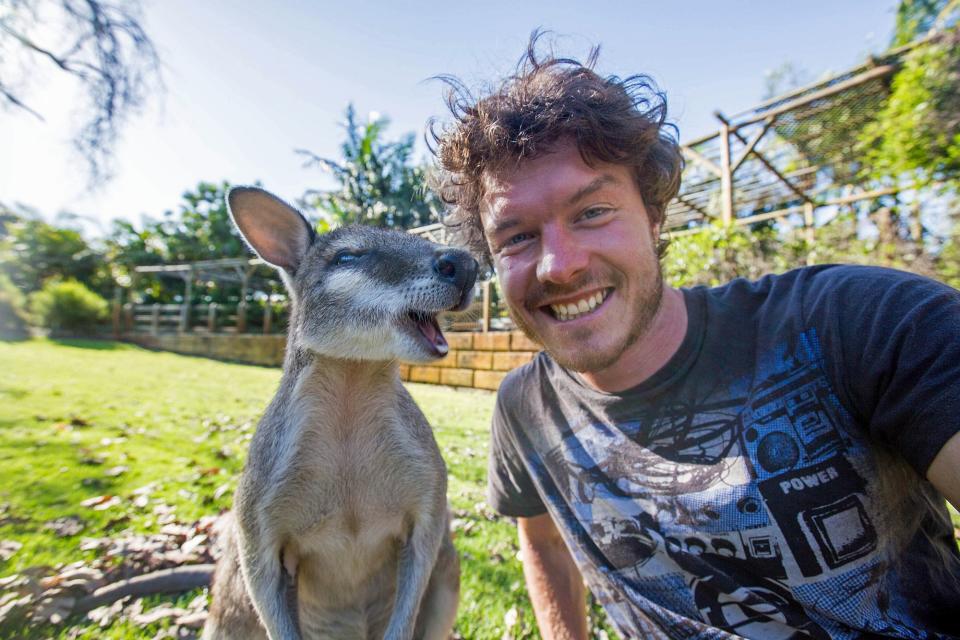 Spektakuläre Bilder: Die lustigsten Tier-Selfies von "Dr. Dolittle" Allan Dixon