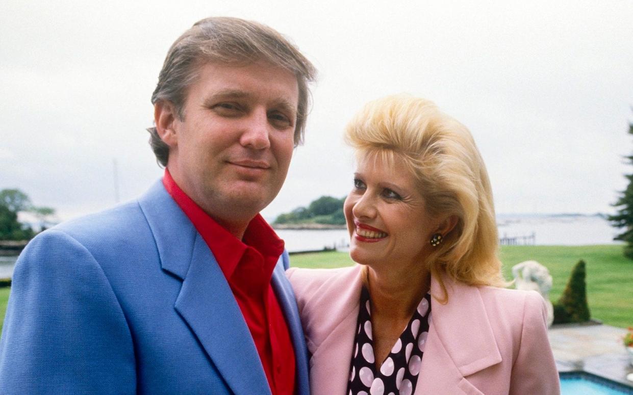 Donald and Ivana Trump in 1987 - JOE MCNALLY