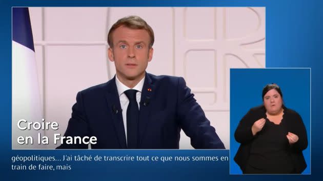 L'allocution d'Emmanuel Macron, ce mardi 9 novembre, avait des allures des précampagne électorale. (Photo: Elysee)