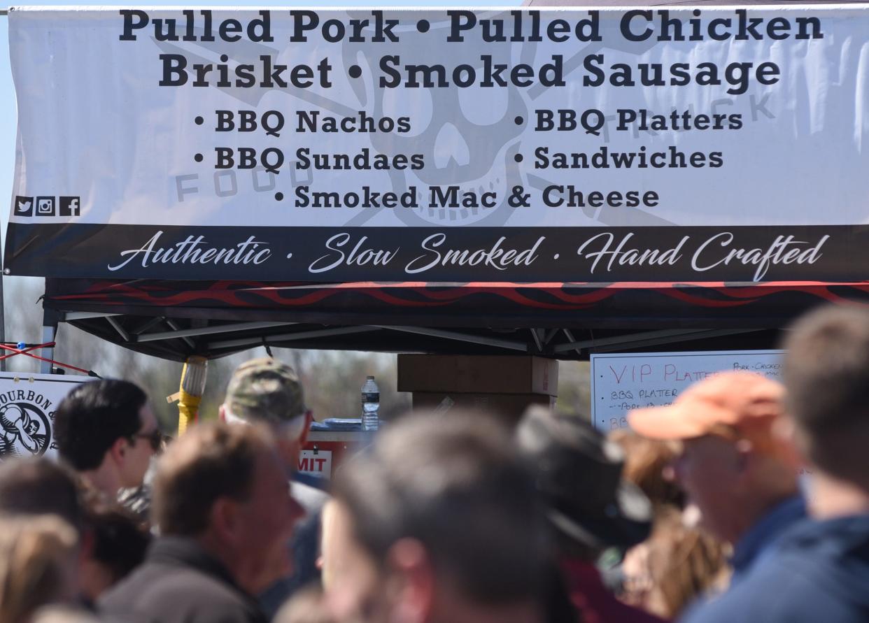 Cary is hosting a beer, bourbon and BBQ festival similar to one shown here in downtown Wilmington in 2019.