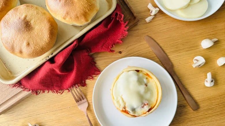 mini chicago pizza pot pies