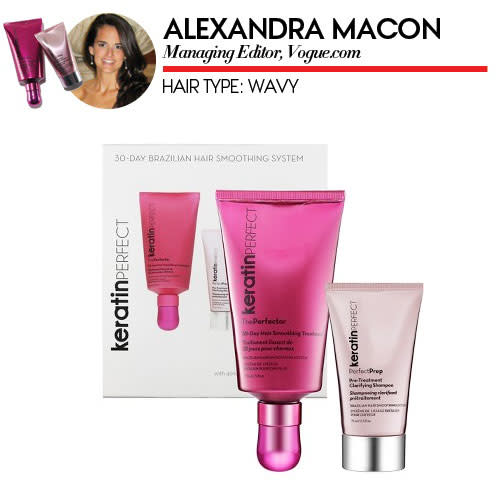 TREATMENT: KeratinPerfect Smoothing Duo, $65