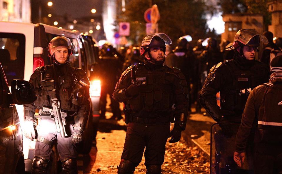 Die Polizei musste in Paris großflächig eingreifen. (Bild: Getty Images)