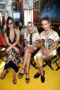 The <em>Fifty Shades Darker</em> actress sat front row at the Gucci Cruise show in Florence, Italy with her two half-sisters: Stella Banderas-Griffith — daughter of Johnson's mom Melanie Griffith and her ex-husband Antonio Banderas — and Grace Johnson — daughter of Johnson's dad Don Johnson and his current wife Kelley Phleger. There may be four different parents among the three, but it's clear that good looks run in the <em>entire</em> family.