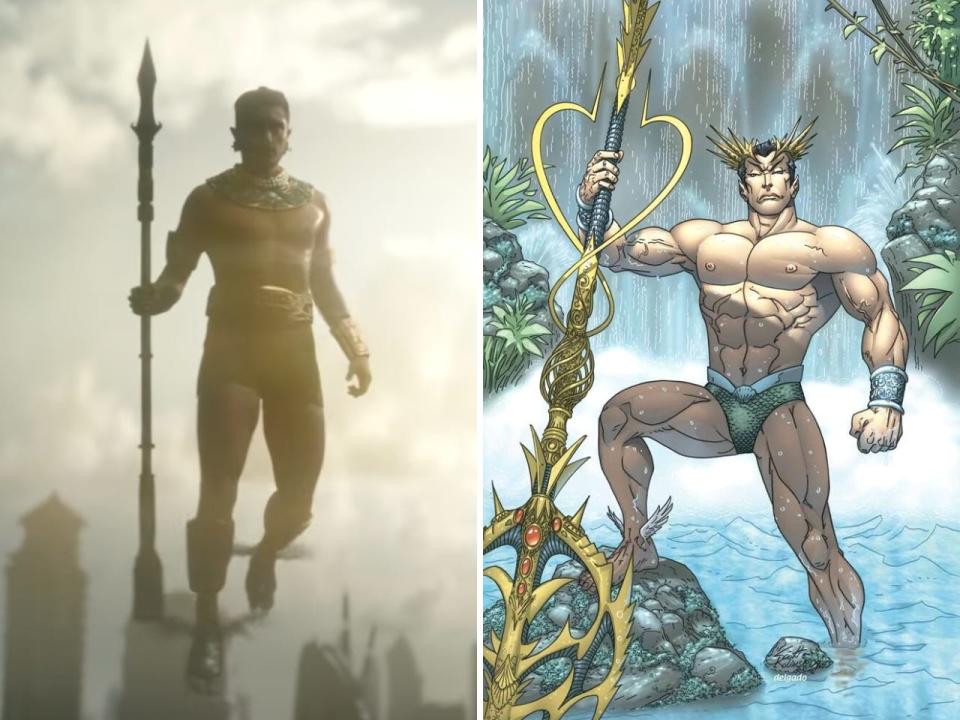 Tenoch Huerta as Namor in Black Panther Wakanda Forever