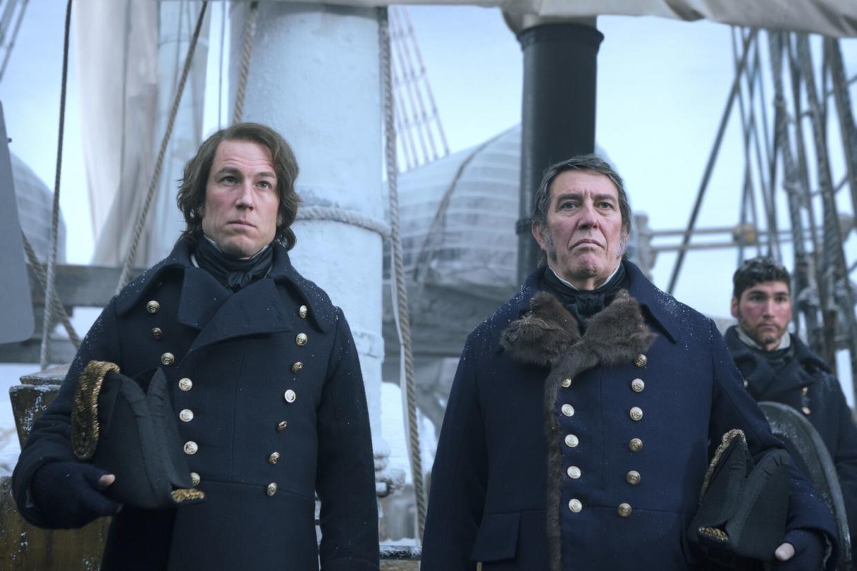 Tobias Menzies and Ciaran Hinds on deck in The Terror. (AMC)