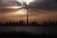 <p>At 163 stories and 2,722 feet tall, the Burj Khalifa skyscraper is officially the tallest building in the world. The mixed-use structure, which sits in Dubai, has held the title since it was finished in 2010. </p><p>Photo: Flickr/<a href="https://www.flickr.com/photos/138133176@N07/25781049892/in/photolist-FhbBWd-qRXXpP-esp2uo-qRXXG2-dTGFz1-ecUqmR-aEuzL8-bXo4f1-7uZz7S-2eKq6Xw-bjisCk-9xys2b-VTXbK7-bvsAJd-DN3CrD-bLEWuZ-2dP4fka-ed1469-ed11qb-ecUk3x-bV5EbP-ccrVB7-bV5DgM-ccrUqW-arLhkD-8UZgeb-8UYmzH-arLhfZ-i344w9-9f4JDe-VcU3x5-Cso4Ln-g1C8mB-q4QjyM-pUD2ZS-qcm8a8-qcchmc-pULNJV-bjisFH-pUKXTR-pfrvEX-qc1RbP-qhwHhd-aEkqd8-pfrgEH-7DuGD1-2eKq9i3-aSVp8a-qRW8PH-bDhUuj" rel="nofollow noopener" target="_blank" data-ylk="slk:imran shahabuddin;elm:context_link;itc:0;sec:content-canvas" class="link ">imran shahabuddin</a></p>