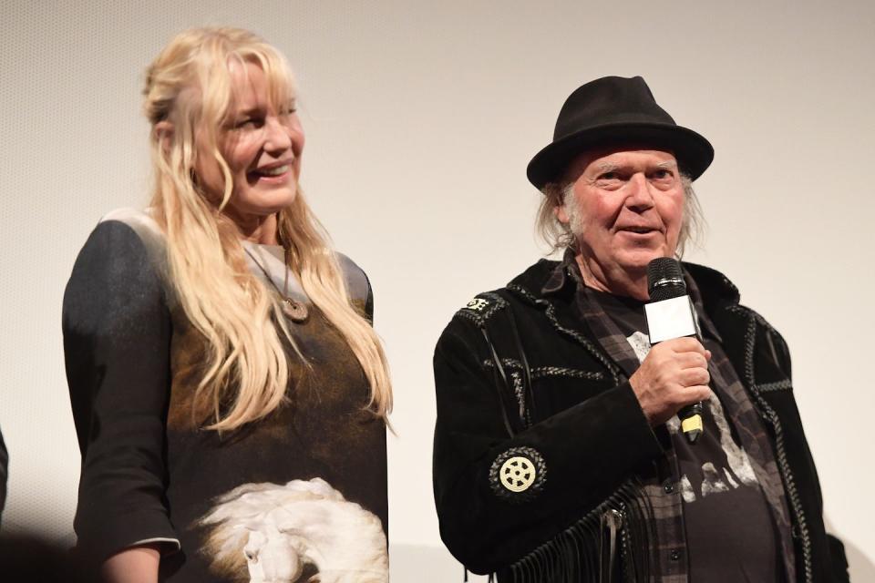 Daryl Hannah and Neil Young