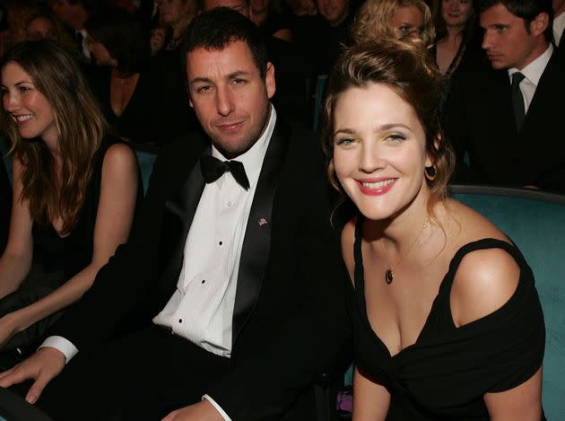 Adam Sandler and Drew Barrymore, who starred together in 