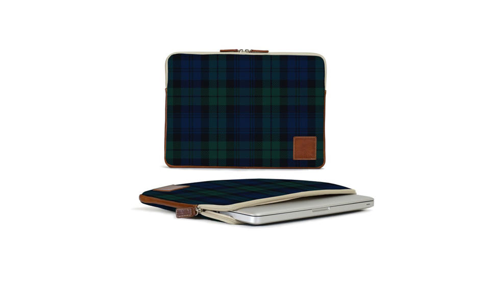 <p>The Buchanan 13” Laptop Case in Glen Plaid, $65, <a rel="nofollow noopener" href="https://www.barringtongifts.com/the-buchanan-13-laptop-case-glen-plaid.html" target="_blank" data-ylk="slk:barringtongifts.com;elm:context_link;itc:0;sec:content-canvas" class="link ">barringtongifts.com</a> </p>