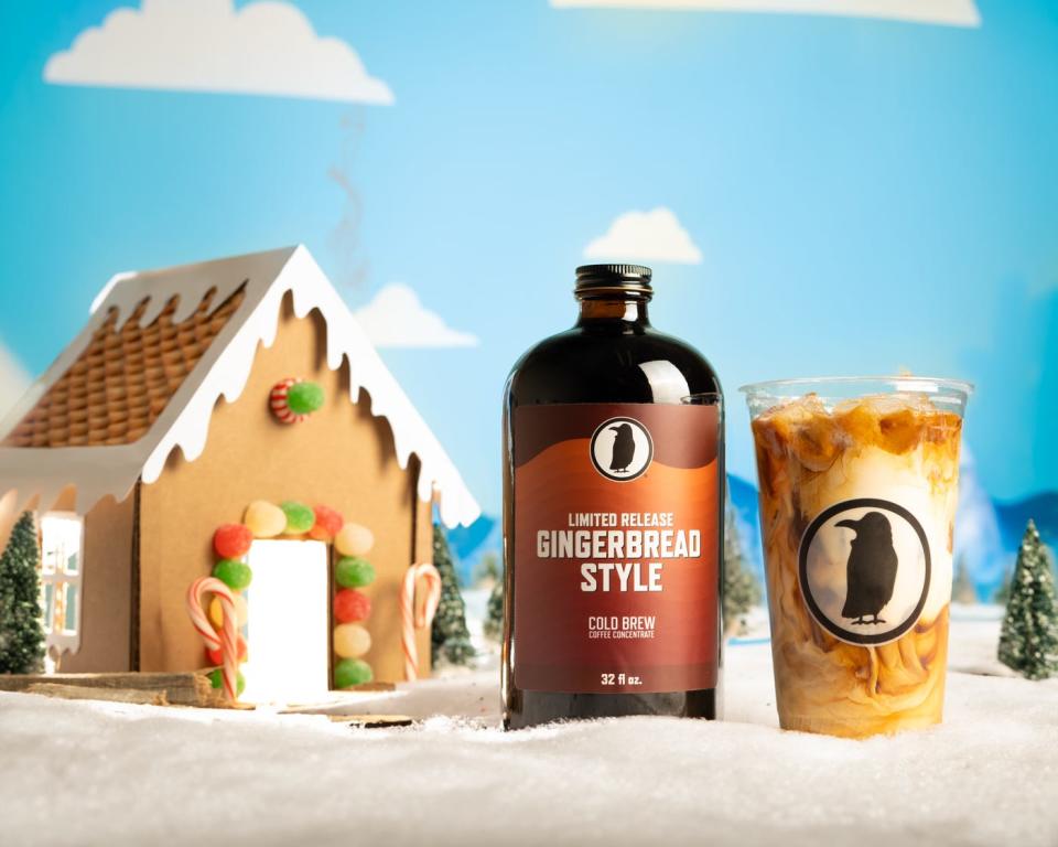 Rook Coffee's limited edition gingerbread style cold brew.