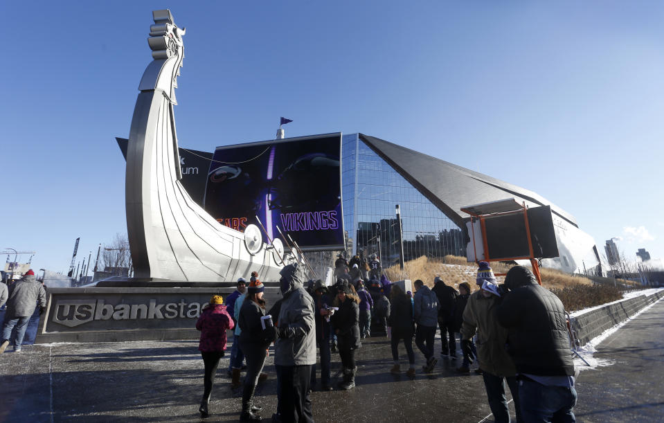 U.S. Bank Stadium will host Super Bowl LII in February. (AP) 