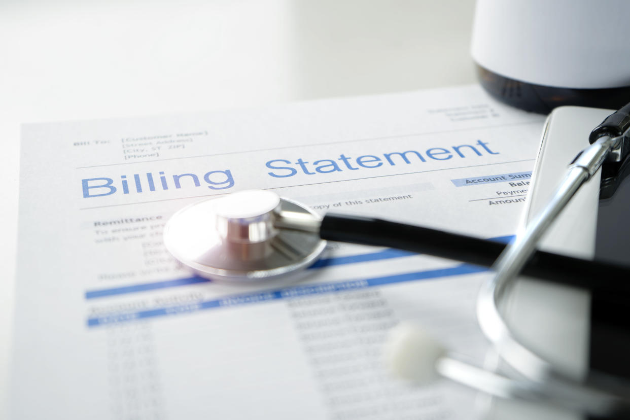 Check your medical statements carefully for claims you don't recognize. (Photo: Getty)