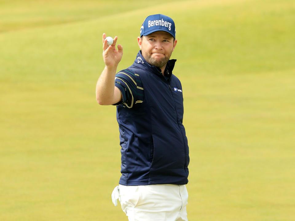 Branden Grace shot eight under par during the third round: Getty