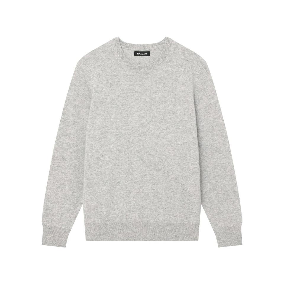 Cement gray Naadam The Essential $75 Cashmere Sweater