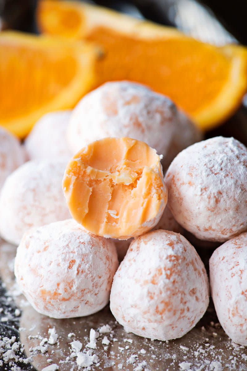 Orange Creamsicle Truffles