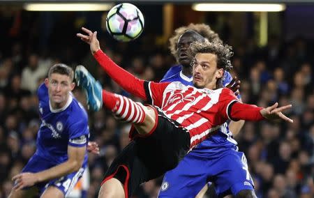 Britain Football Soccer - Chelsea v Southampton - Premier League - Stamford Bridge - 25/4/17 Southampton's Manolo Gabbiadini in action Reuters / Stefan Wermuth Livepic