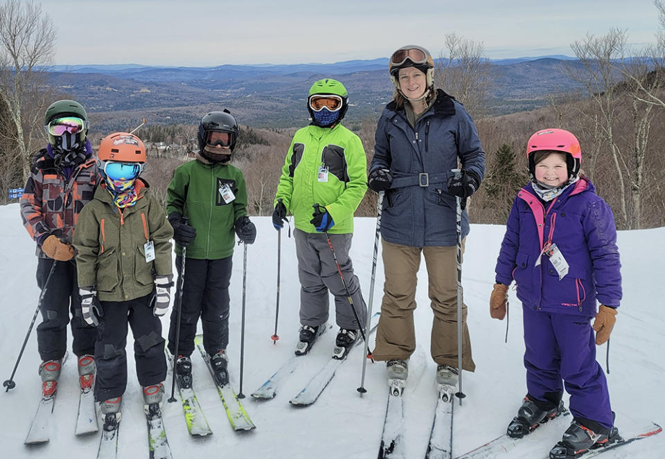 Heather Long took the students in her Prenda microschool program on a ski trip last winter. (Courtesy of Heather Long)