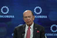 Wilbur Ross, Secretary of the U.S. Department of Commerce, answers a question during the Concordia Summit in Manhattan, New York, U.S., September 19, 2017. REUTERS/Jeenah Moon