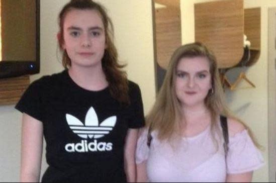 Laura MacIntyre, left, was critically injured in the explosion that killed her friend Eilidh MacLeod