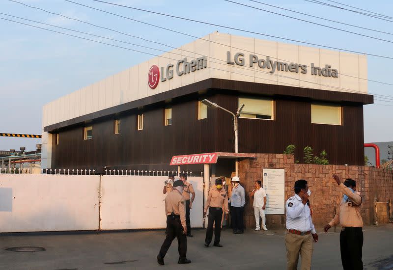 Gas leak at LG Polymers plant in India