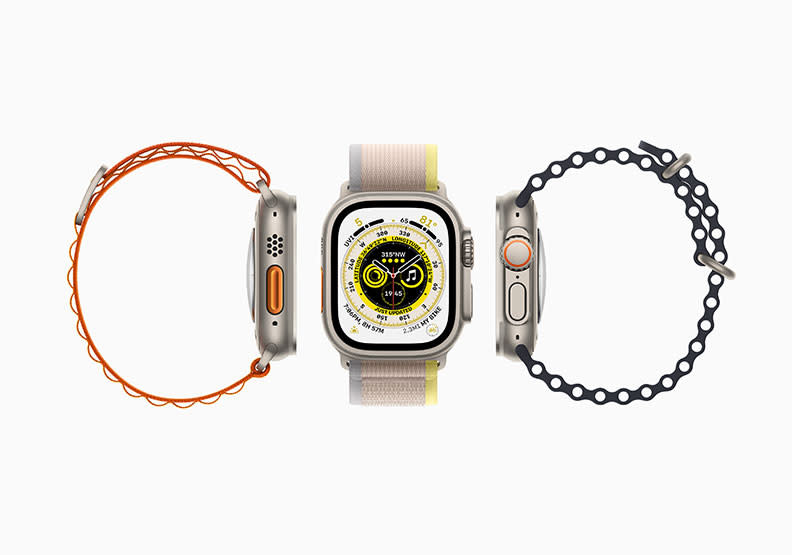 Apple Watch Ultra機型。Apple提供