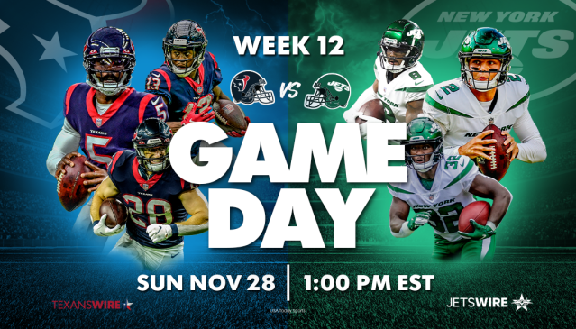 Texans vs. Jets: Time, TV schedule and streaming info for Week 12