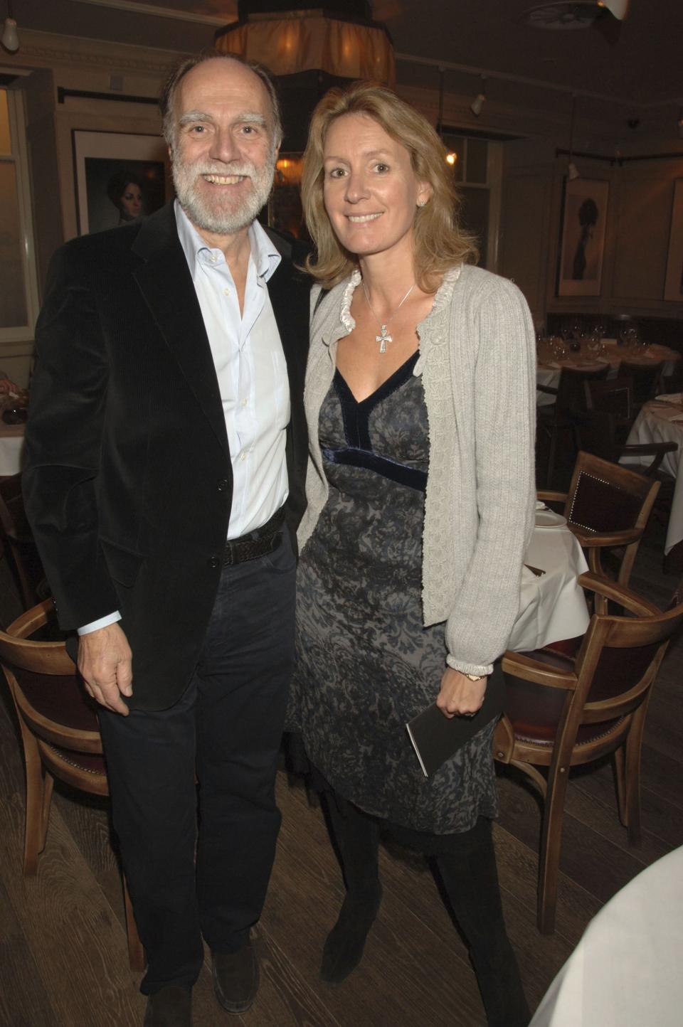 Peregrine Pearson's parents smiling for a photo