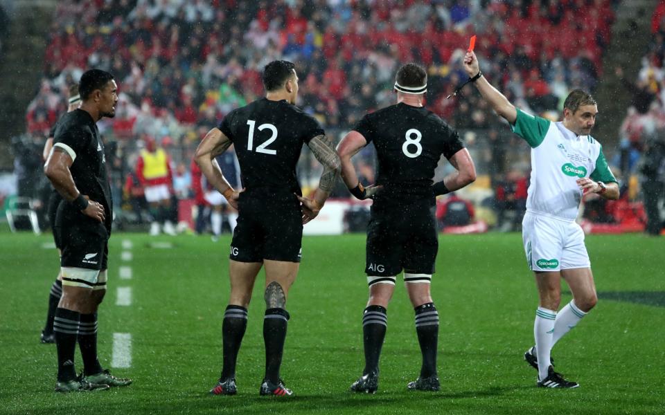 Sonny Bill Williams is sent off