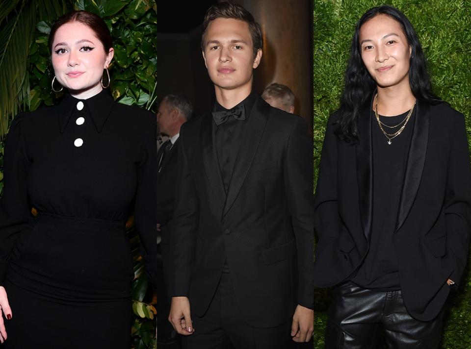 Emma Kenney, Ansel Elgort, Alexander Wang