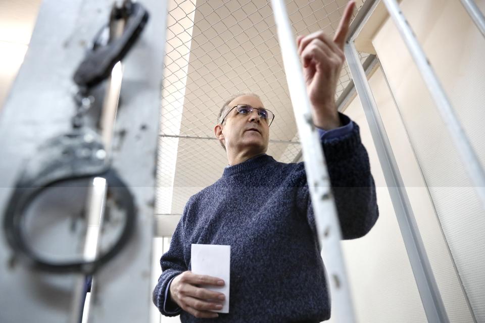 US citizen suspected spy Paul Whelan attends a hearing of investigators' motion to extend his arrest at the Lefortovsky district court in Moscow, Russia, 24 May 2019. Paul Whelan, a citizen of the United States, Britain, Canada and Ireland, was detained on suspicion of spying by Russian Federal Security Service (FSB) at the end of December 2018 in Moscow. If found guilty he could be sentenced up to 20 years in jail, media reported.