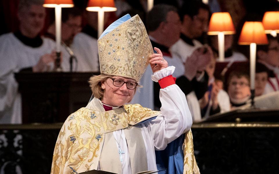 Bishop Sarah Mullally DBE, who is currently the most senior female bishop in the Church of England - Geoff Pugh /Geoff Pugh 