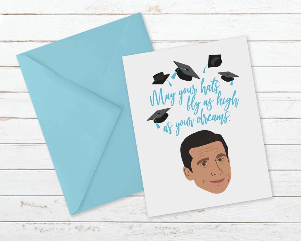 Michael Scott Graduation Card