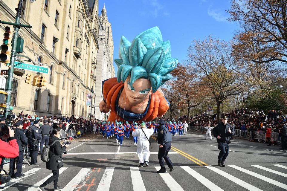  <em>Dragon Ball Z</em>'s Goku went super saiyan down Central Park West in N.Y.C.